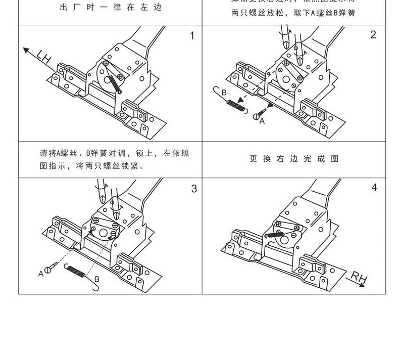 樂朗五金RDA-32 平推式逃生推杠鎖